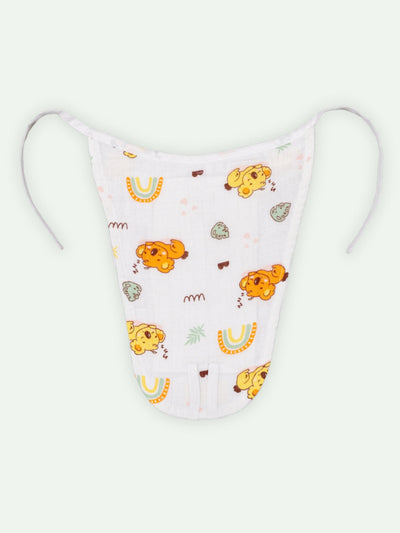 Babyclan Muslin Knotted Jabla Top & Nappy Set - Koala