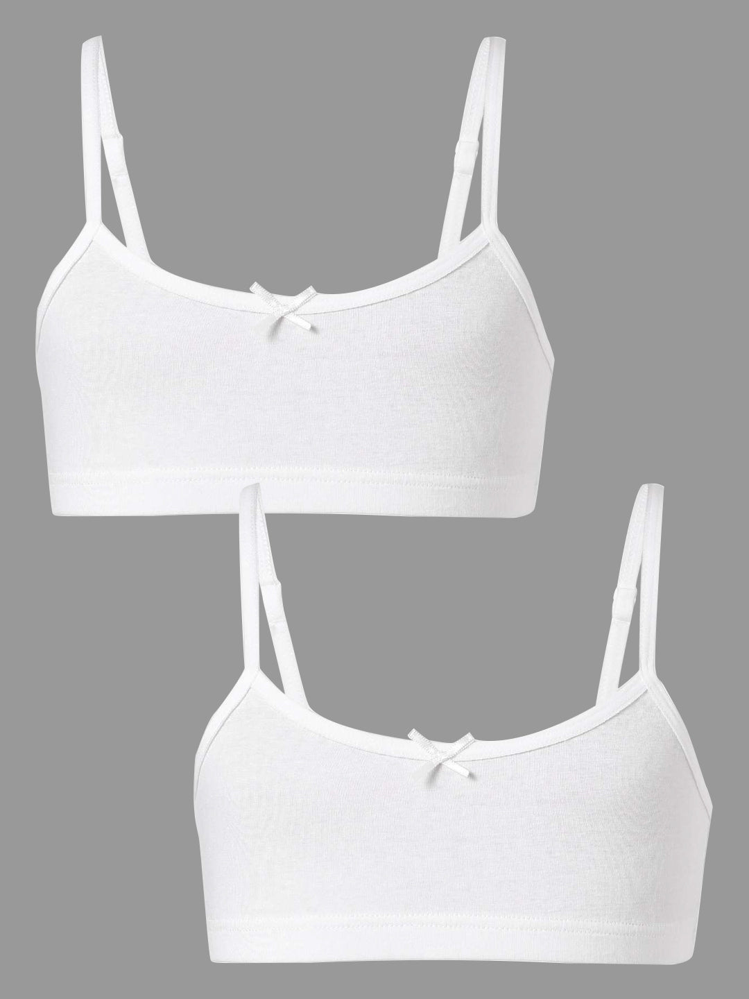 Girls Trainer Bra, White