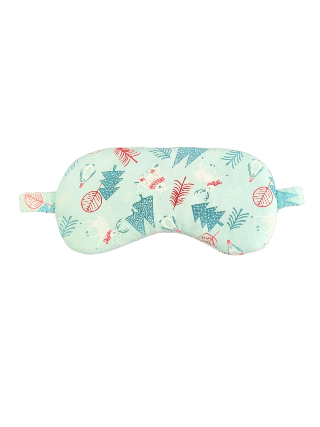 CHRISTMAS GREEN AOP EYEMASK
