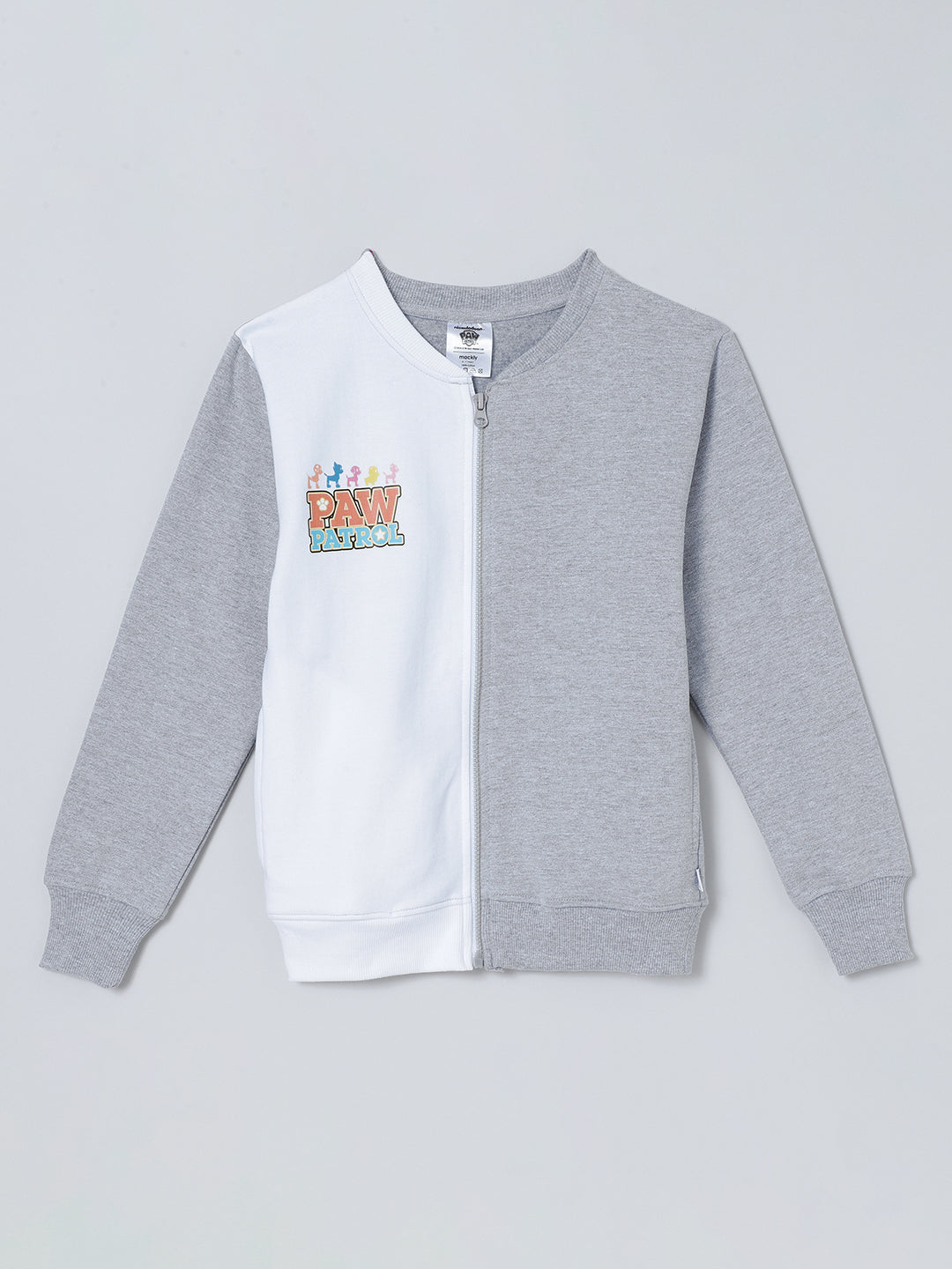 KIDS PAW PATROL PRINTED SWEATSHIRT, GREY MELLANGE