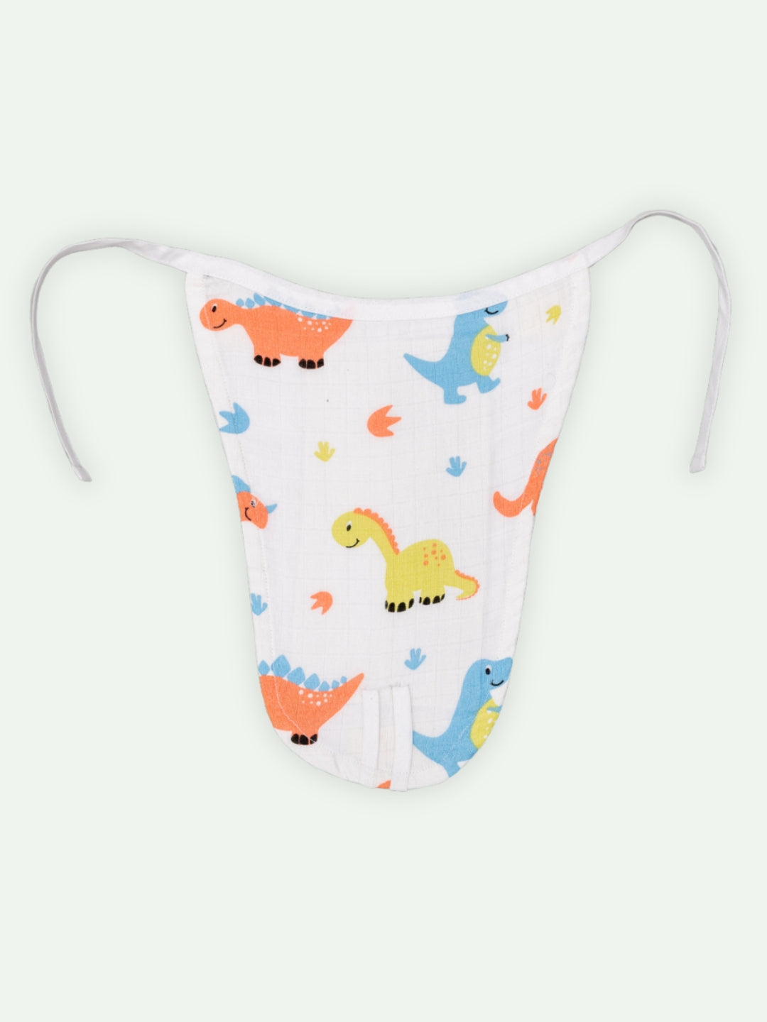 Babyclan Muslin Knotted Jabla Top & Nappy Set - Dino