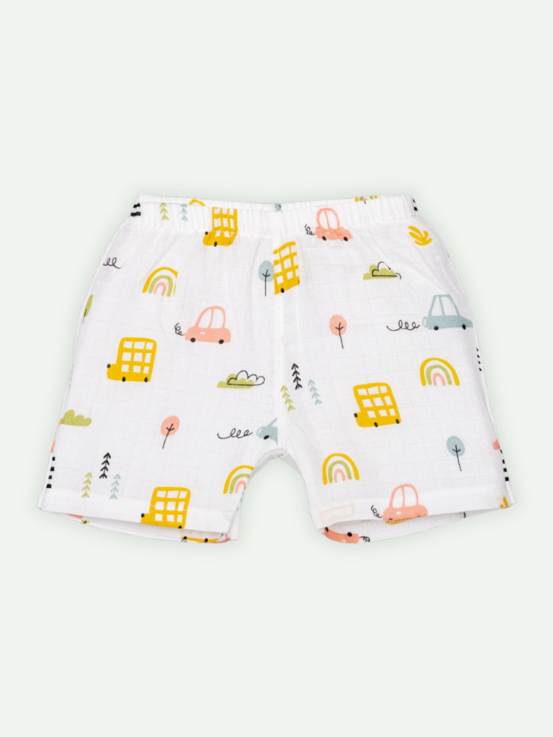 Babyclan Muslin Shorts - (Pack of 3)