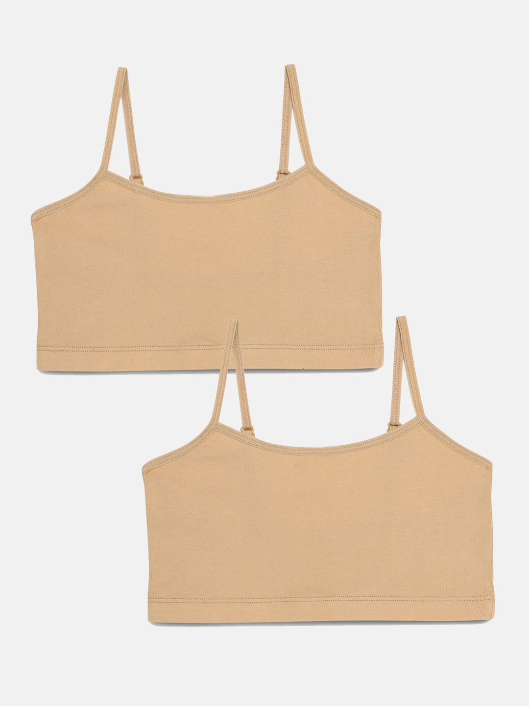 Girls  Spaghetti Trainer Bra, Beige