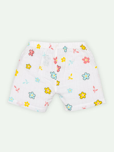 Babyclan Muslin Shorts - (Pack of 5)