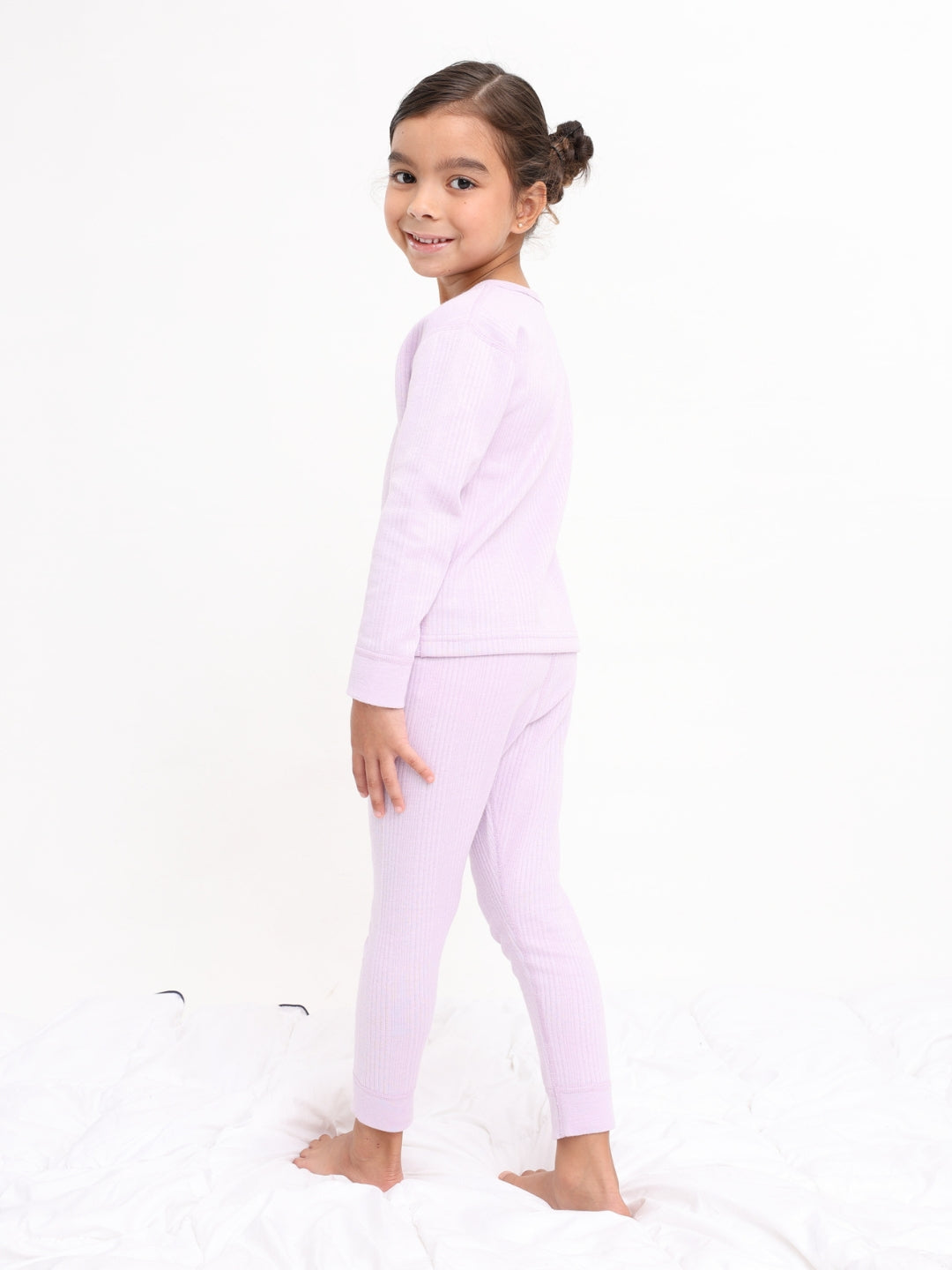 Kids Unisex Thermal Set - Purple