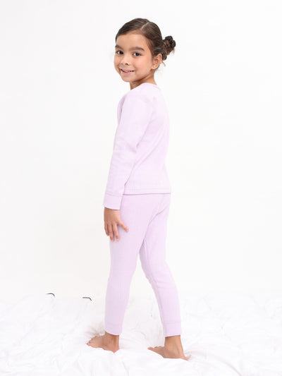 Kids Unisex Thermal Set - Purple