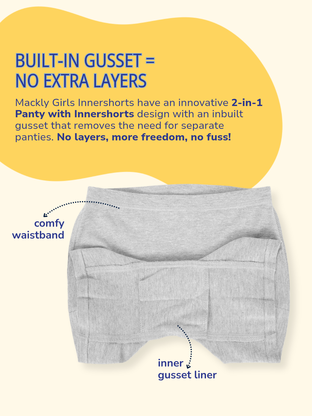 GIRLS INNERSHORTS, UNICORN PRINCESS/UNICORN DREAMS