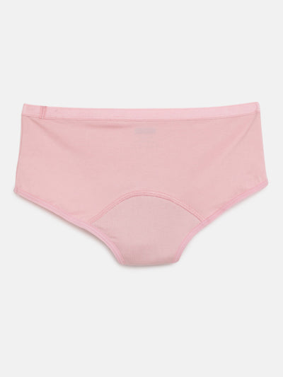 Stay Worry-Free: Mackly Solid Pink Leak Proof Panty