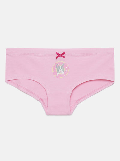 Mackly Girls Printed Cotton Hipster, Pack of 3