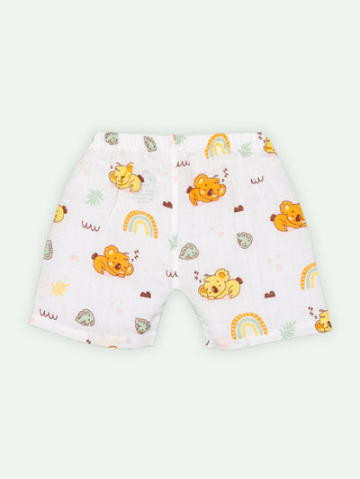 Babyclan Muslin Shorts - (Pack of 3)