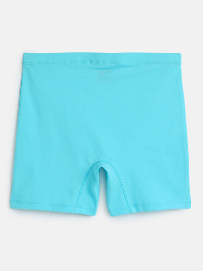 Girls Mini Innershorts – Aqua Blue & Black