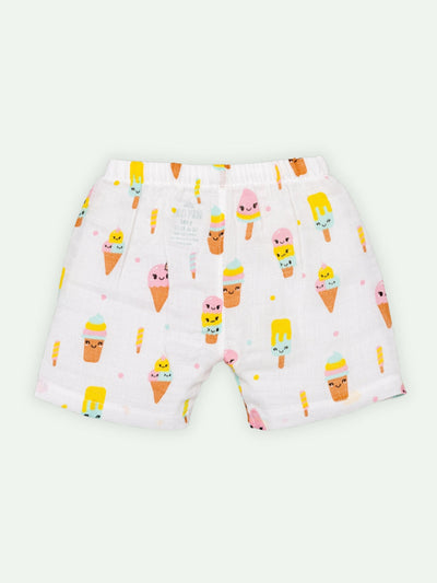 Babyclan Muslin Shorts - (Pack of 3)