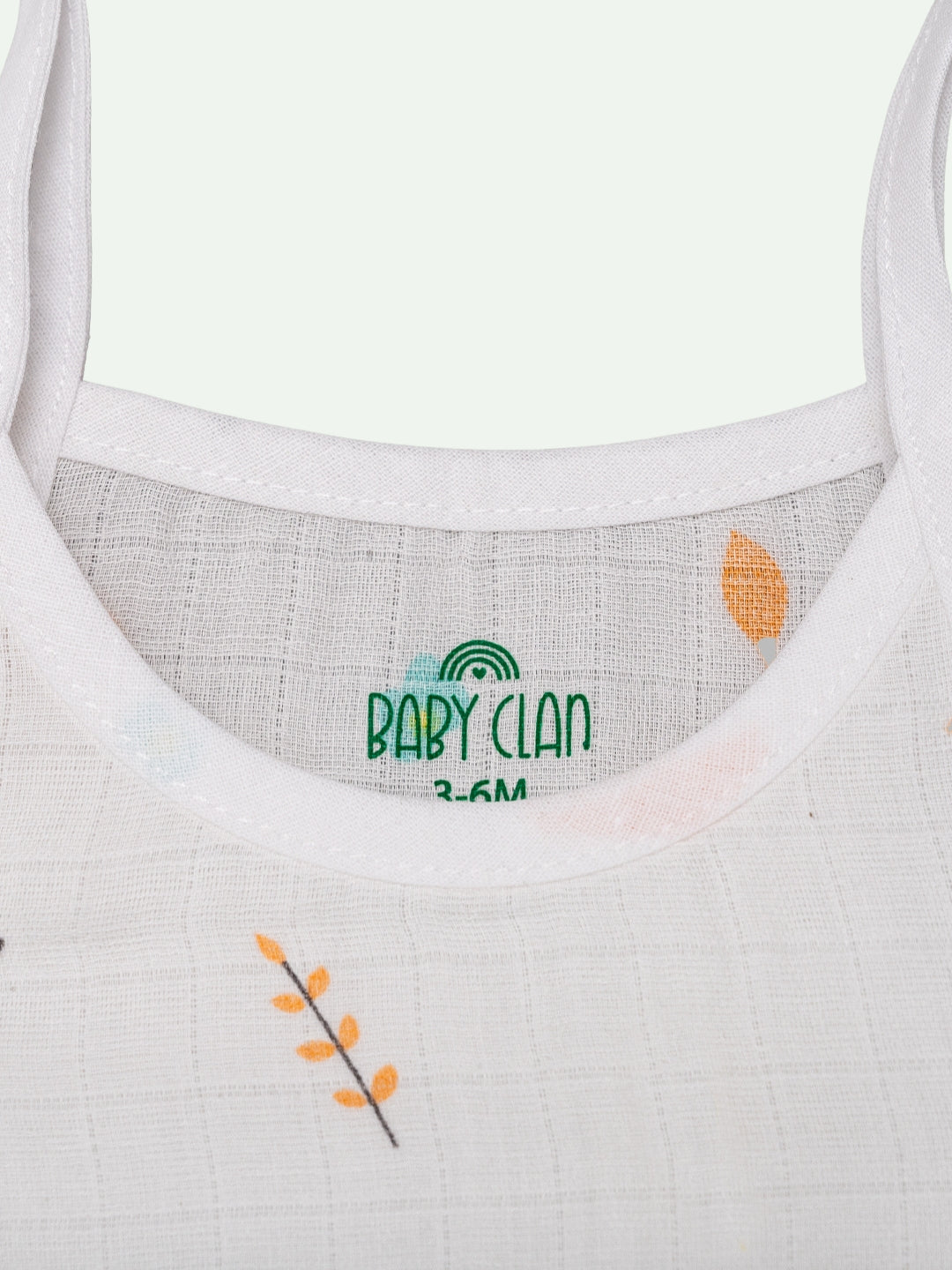 Babyclan Muslin Knotted Jabla Top - Printed (Pack of 3)