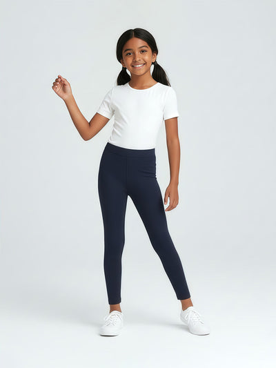 Girls Cotton Leggings - Pack of 3