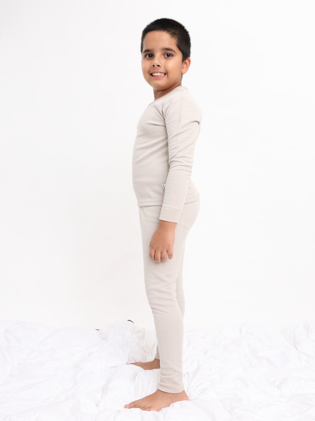 Kids Unisex Thermal Set - Grey