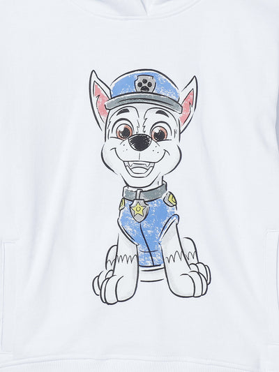 KIDS PAW PATROL PRINTED SWEATSHIRT, WHITE