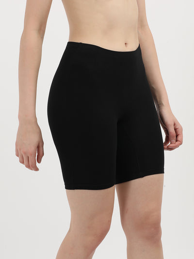 WOMENS INNERSHORTS, PEACH/BLACK