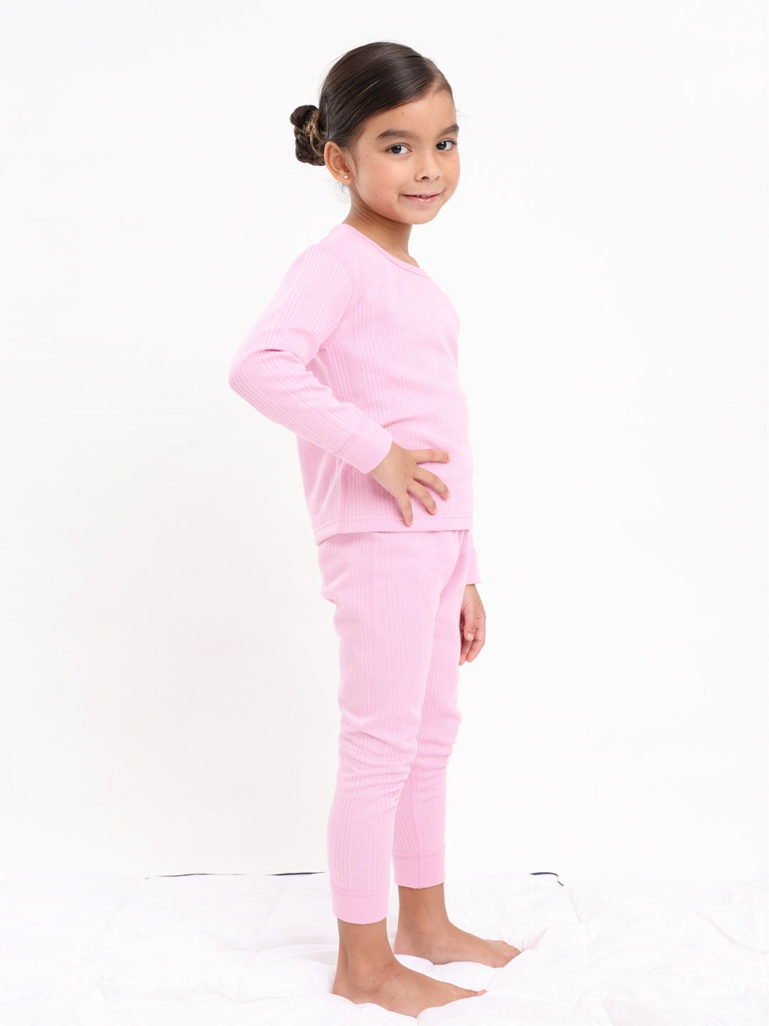 Kids Unisex Thermal Set - Pink