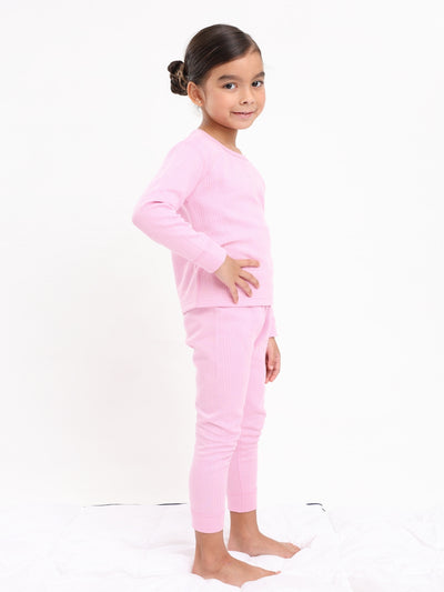 Kids Unisex Thermal Set - Pink