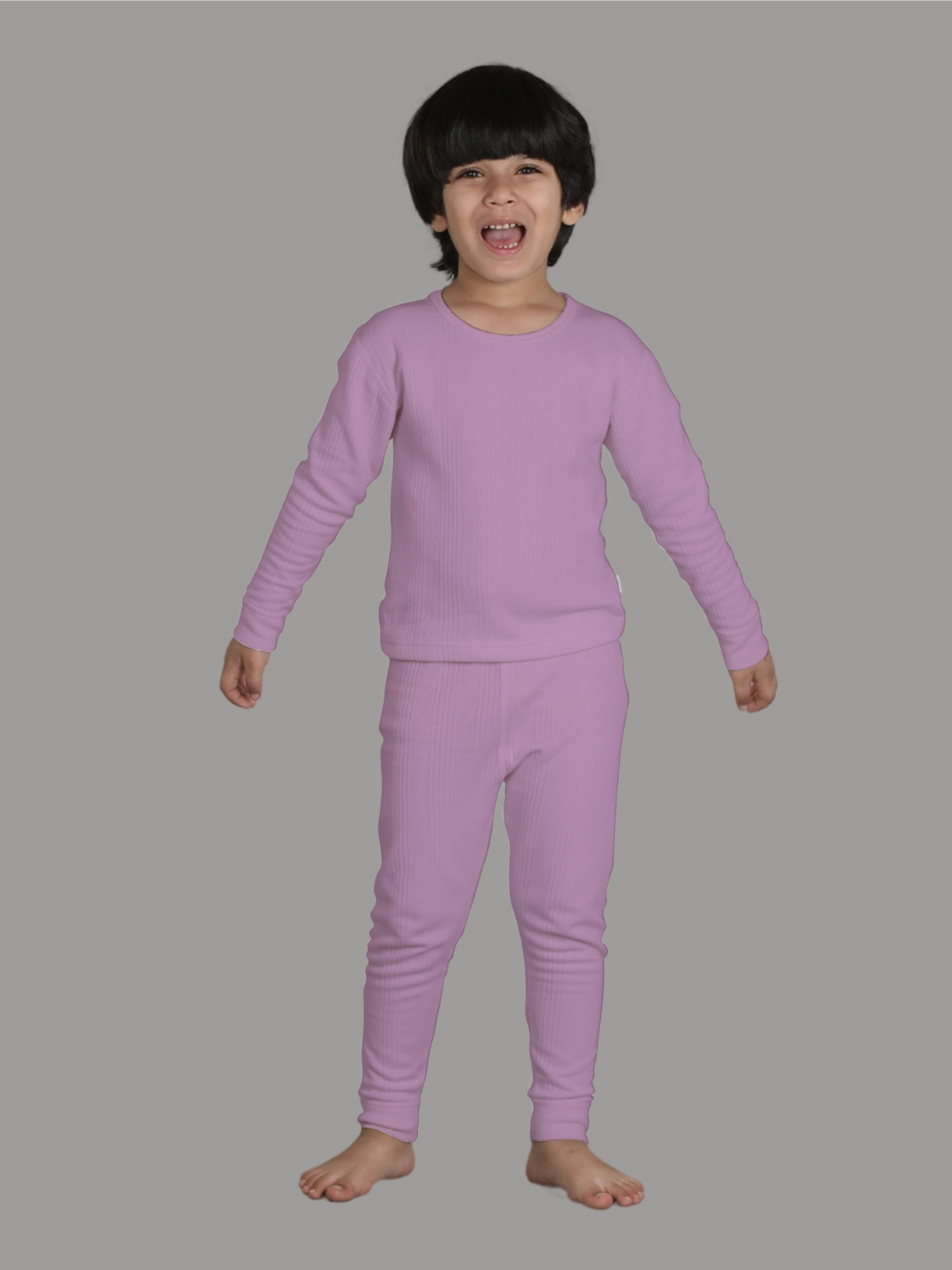 Kids Unisex Thermal Set - Purple