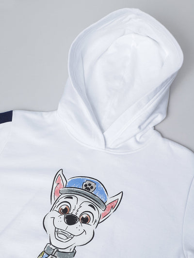 KIDS PAW PATROL PRINTED SWEATSHIRT, WHITE