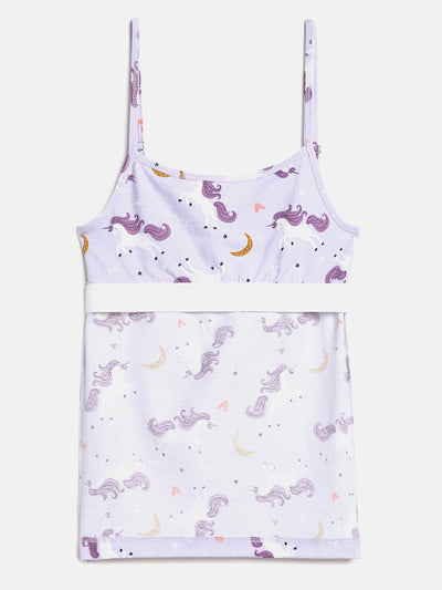 Girls Camisole with In-Built Bra