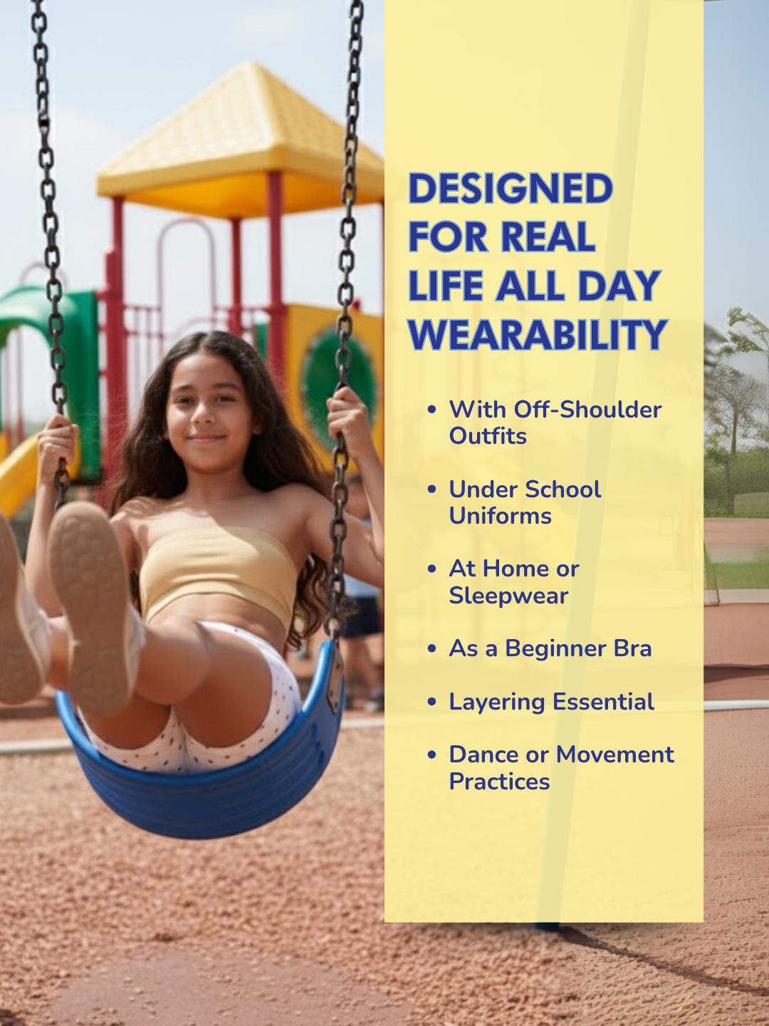 GIRLS TUBE BRA, WHITE - PACK OF 2