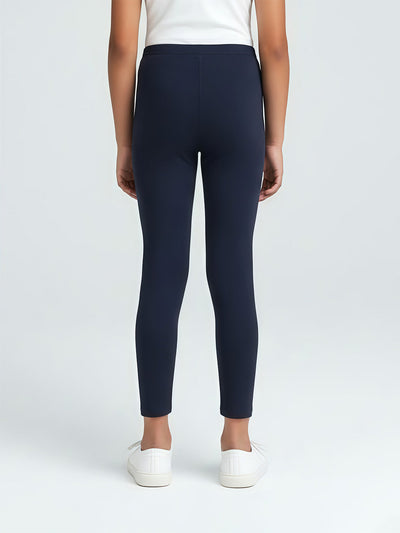 Girls Cotton Leggings - Pack of 2