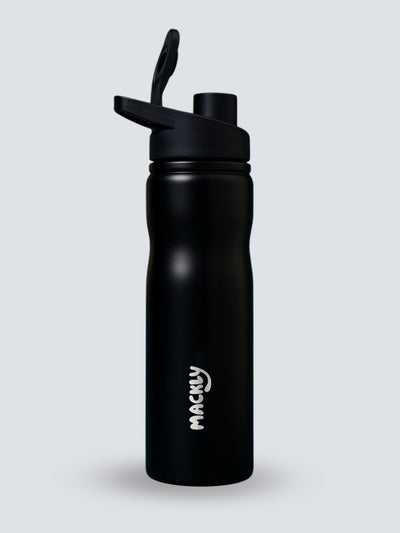 Kids Sports Water Bottle – Black | 750 ML
