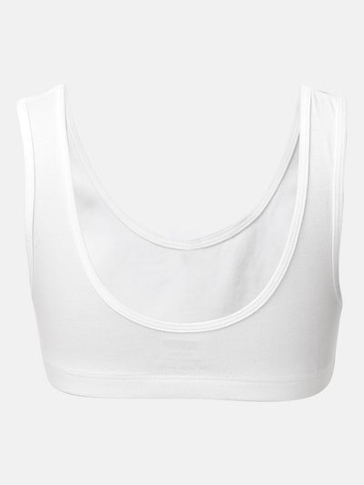 Girls Trainer Bra, White