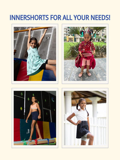 Girls Innershorts, Pack of 6