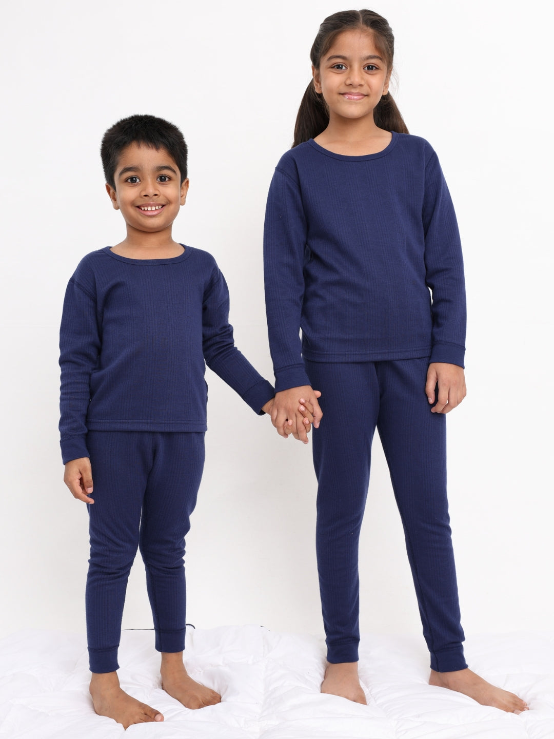 Kids Unisex Thermal Set - Navy Blue