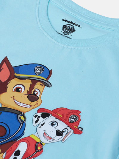 Boys Paw Patrol Printed Cotton Night Suit