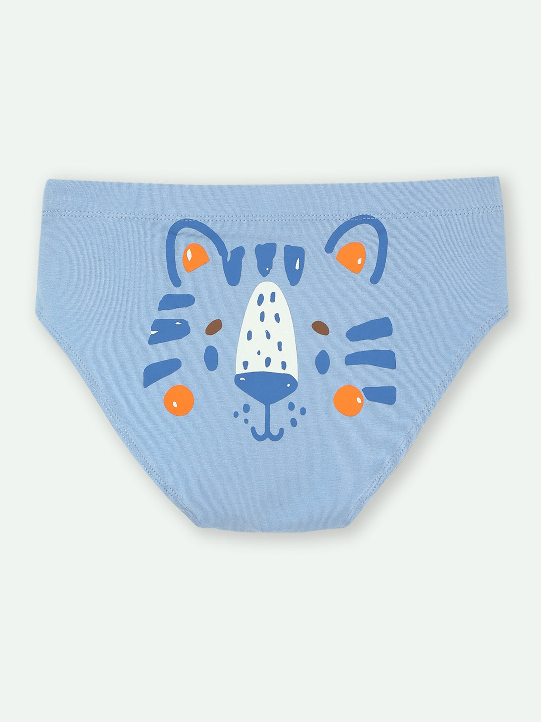 BOYS BRIEF, ORANGE/BLUE/GREEN