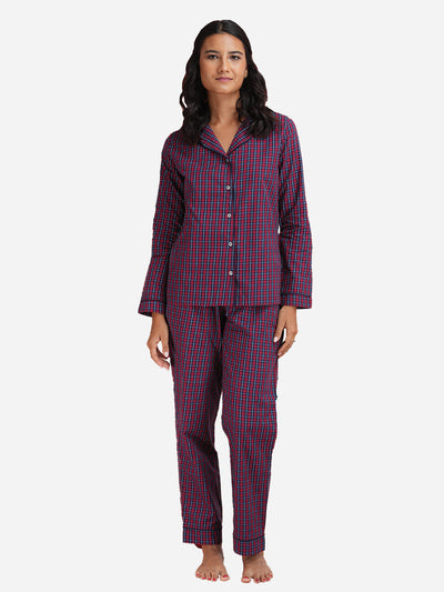 CLASSIC RED CHECKED - PJ SET