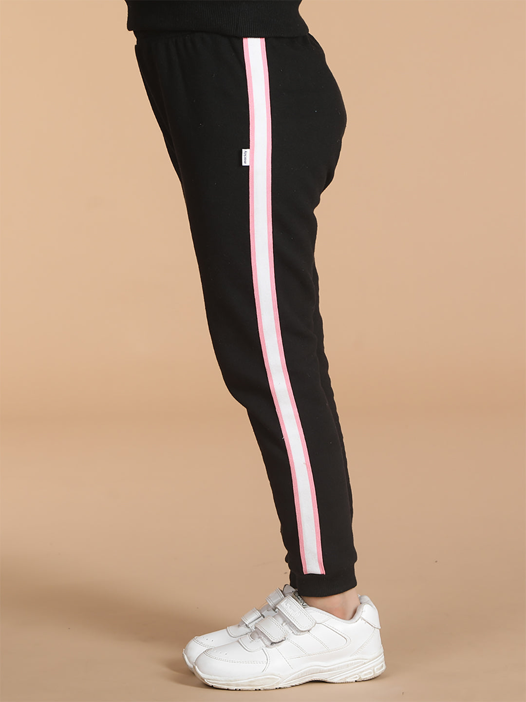 Girls Joggers with Sideseam Tape Detail
