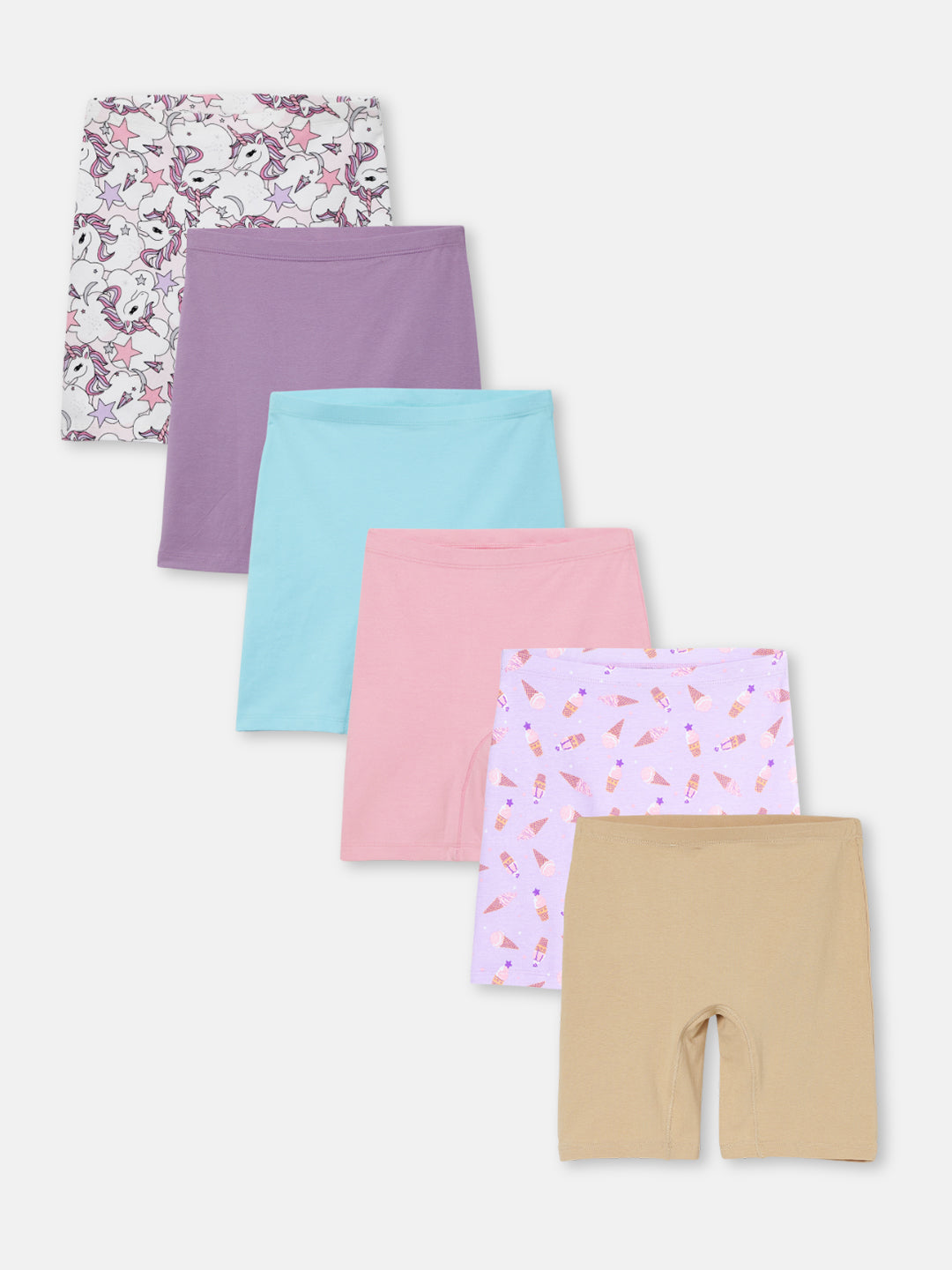 Girls Innershorts, Pack of 6