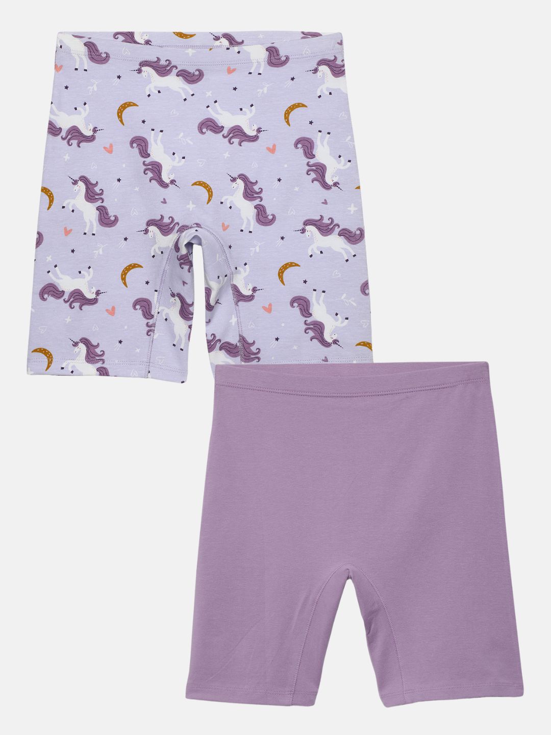GIRLS INNERSHORTS, UNICORN DREAMS/LAVENDER