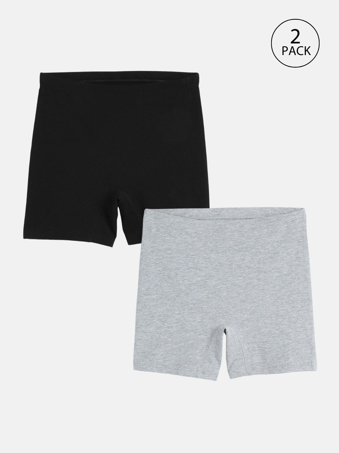 Girls Mini Innershorts – Grey & Black