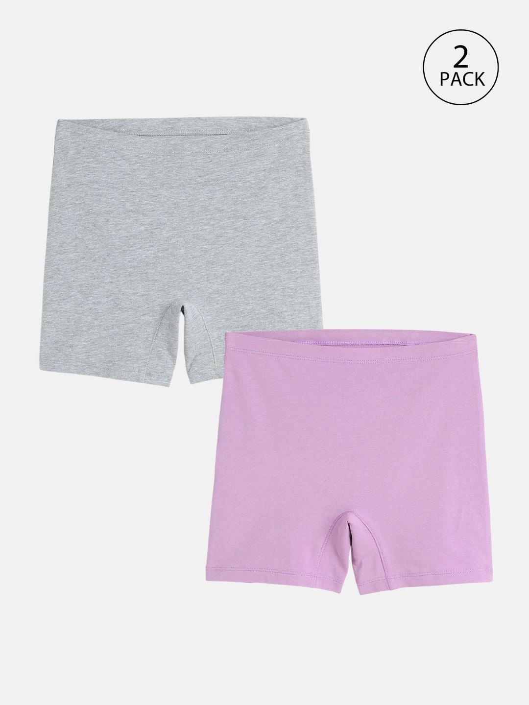 Girls Mini Innershorts – Grey & Lavender