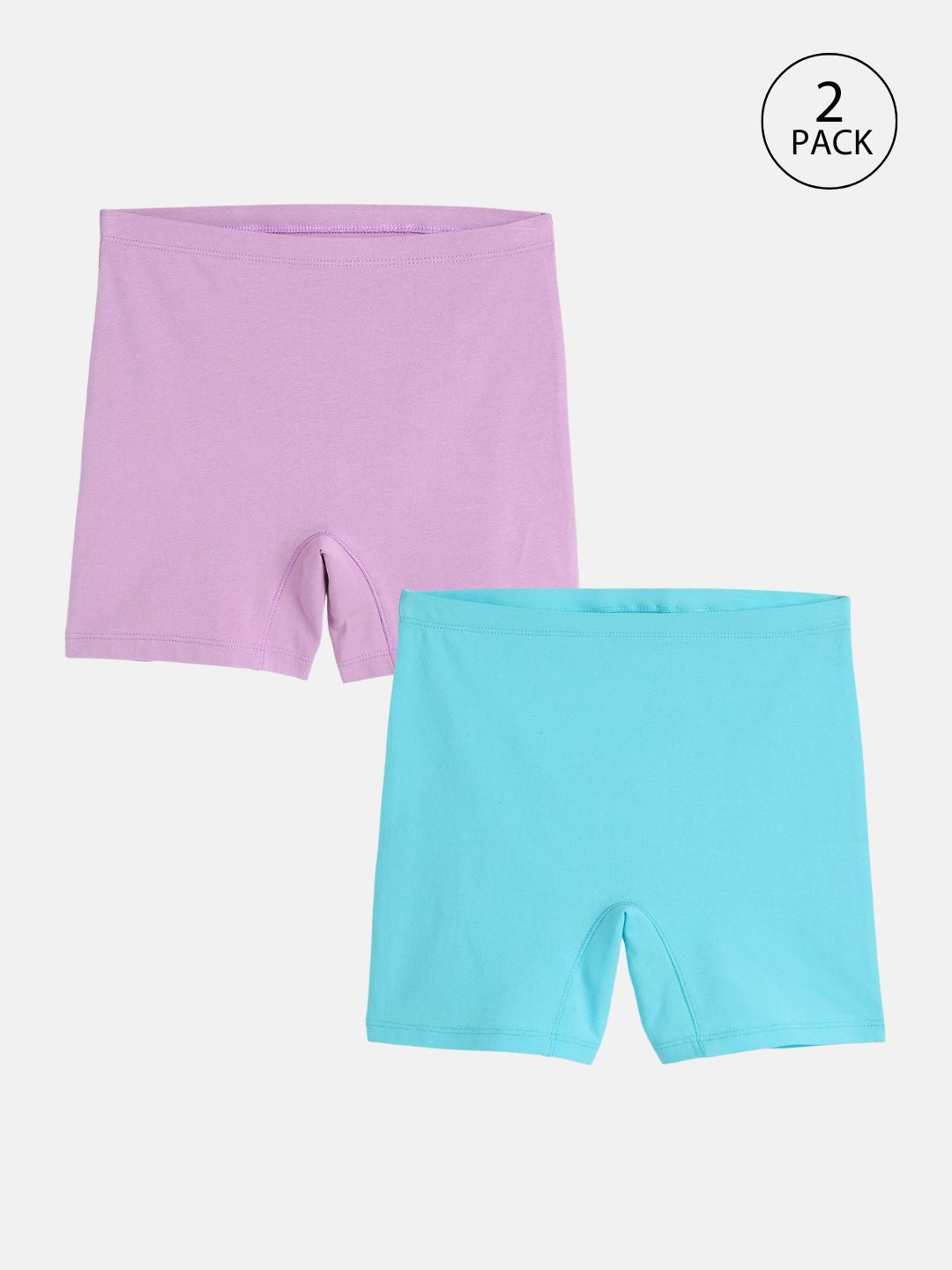 Girls Mini Innershorts – Lavender & Aqua Blue