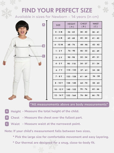 Kids Unisex Thermal Set - Pink