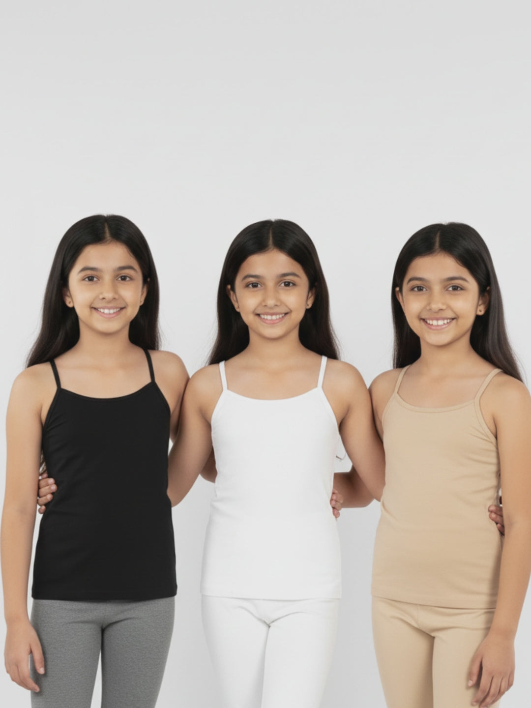 Girls Camisole with In-Built Bra