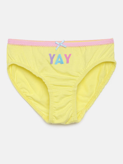 GIRLS BRIEF PACK OF 6
