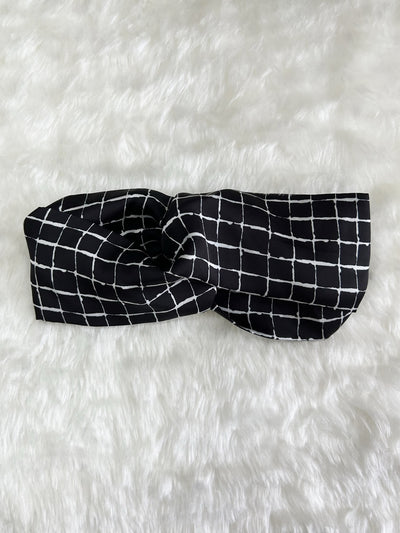 GLAM BAND, BLACK CHECKS