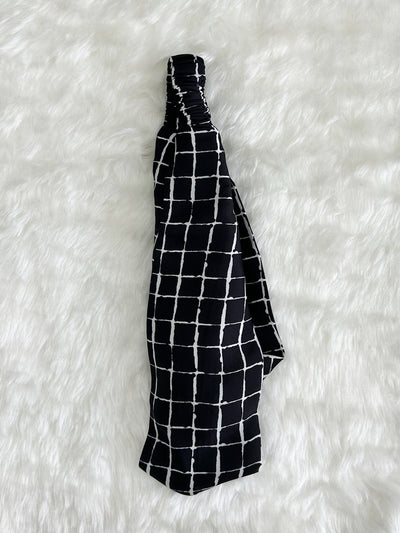 GLAM BAND, BLACK CHECKS