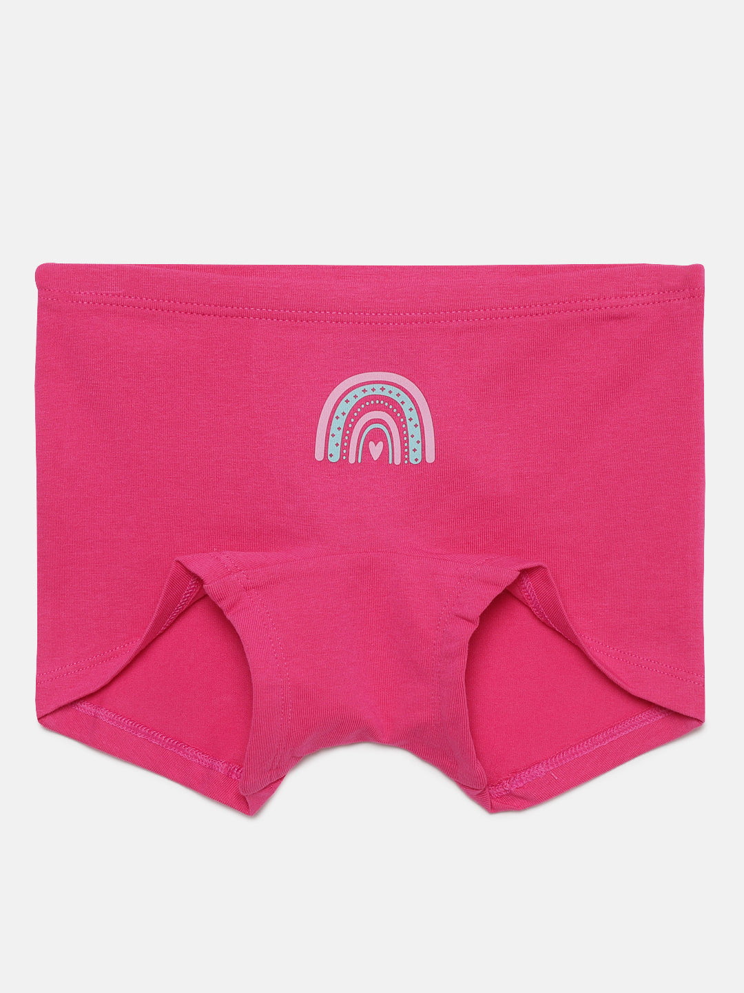 GIRLS BOXER BRIEF, PINK/WHITE