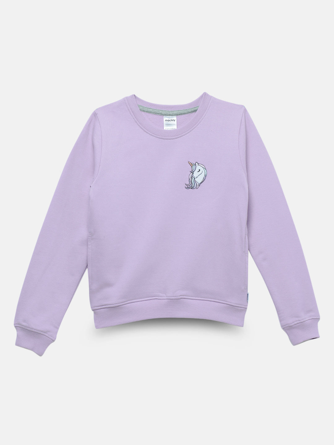 Girls Unicorn Crewneck Sweatshirt