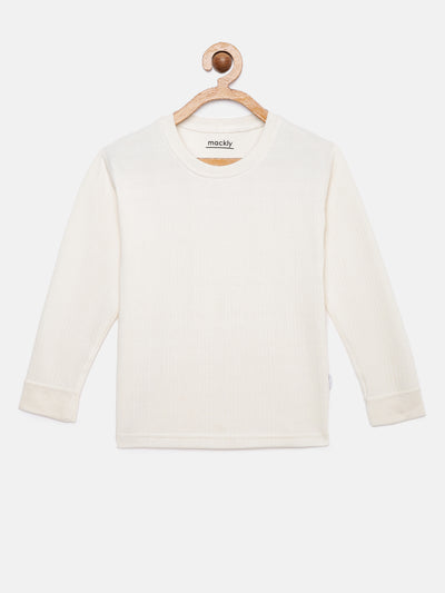 Kids Unisex Thermal Set - Off White