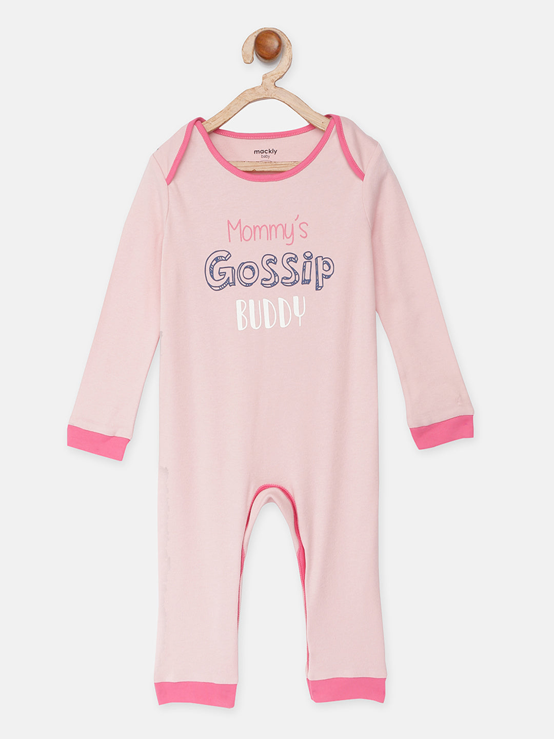 Mommy's Gossip Buddy Printed Rompers - Pack of 2